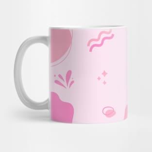 Modern Abstract Pink Minimalist Mug